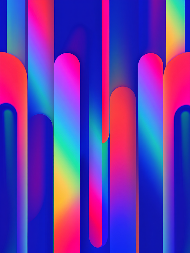 Neon Abstract Art