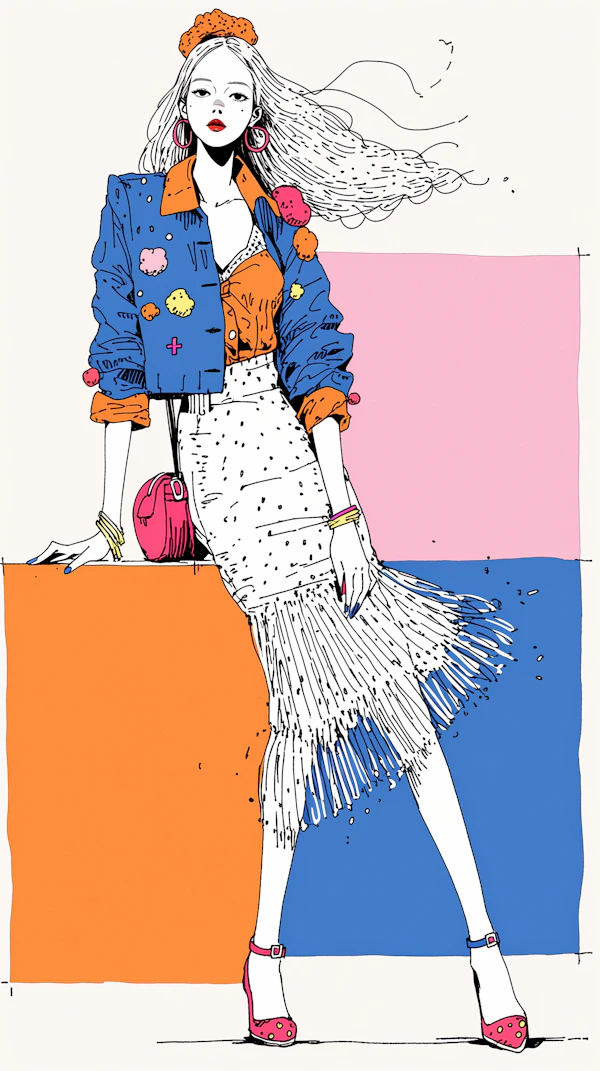 Stylish Woman Illustration