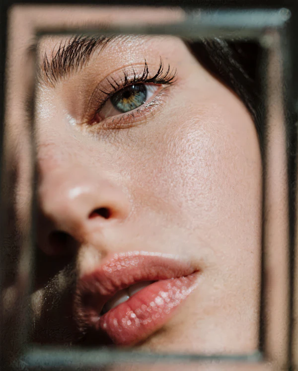 Close-Up Face Portrait