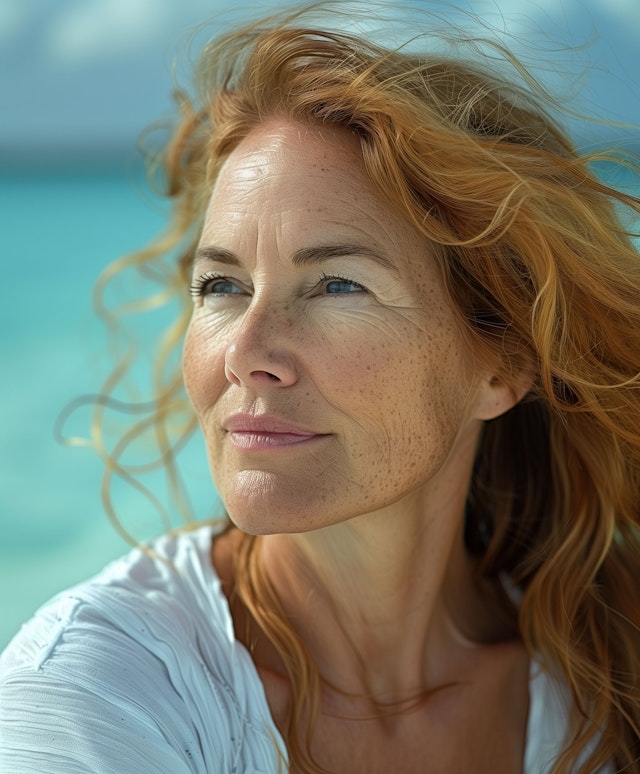 Serene Redhead Portrait