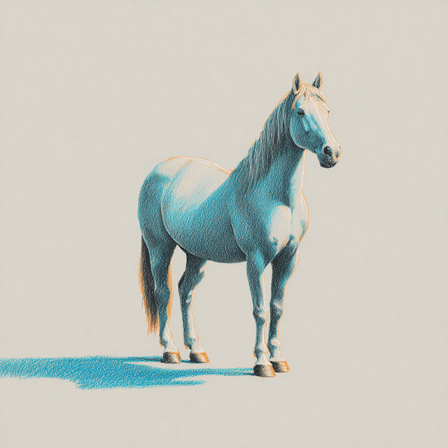 Stylized Horse Illustration