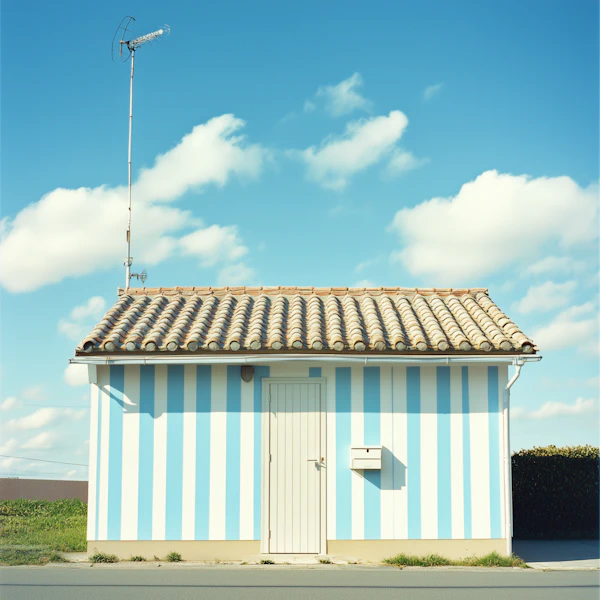 Charming Striped House
