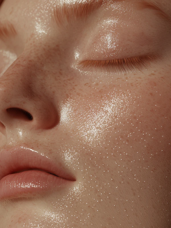 Close-Up Face Texture