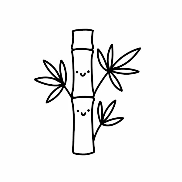 Smiling Bamboo Stalk