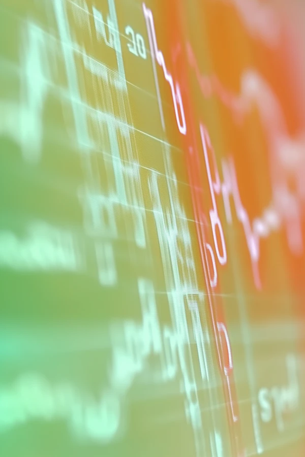 Abstract Financial Chart