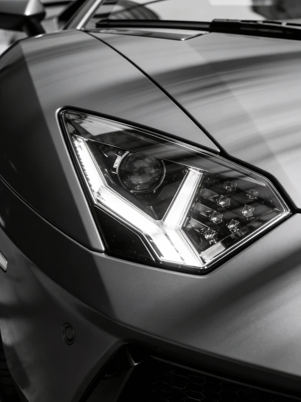 Futuristic Car Headlight