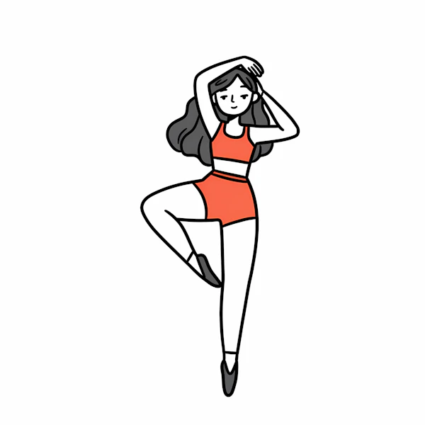 Dynamic Athletic Pose