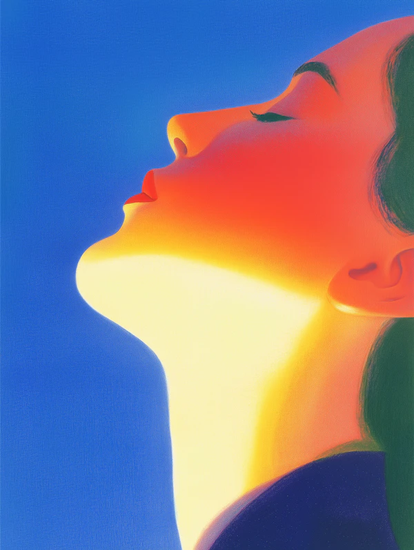 Stylized Woman's Profile