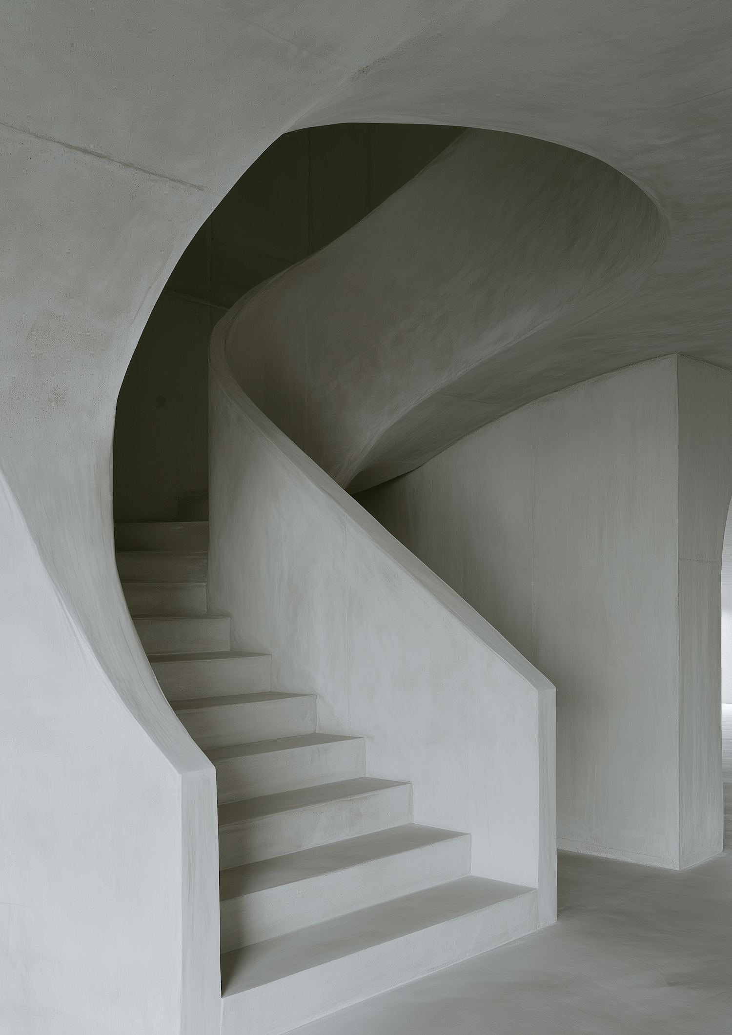 Modern Curved Staircase