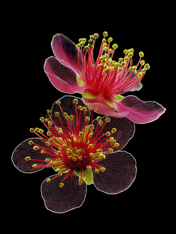 Vivid Magenta Flowers