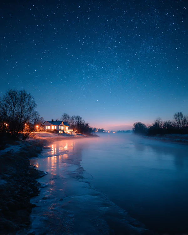 Winter Night Serenity