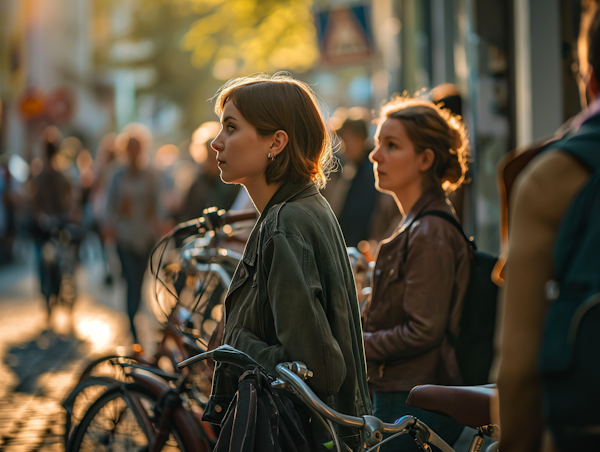 Urban Observer at Golden Hour