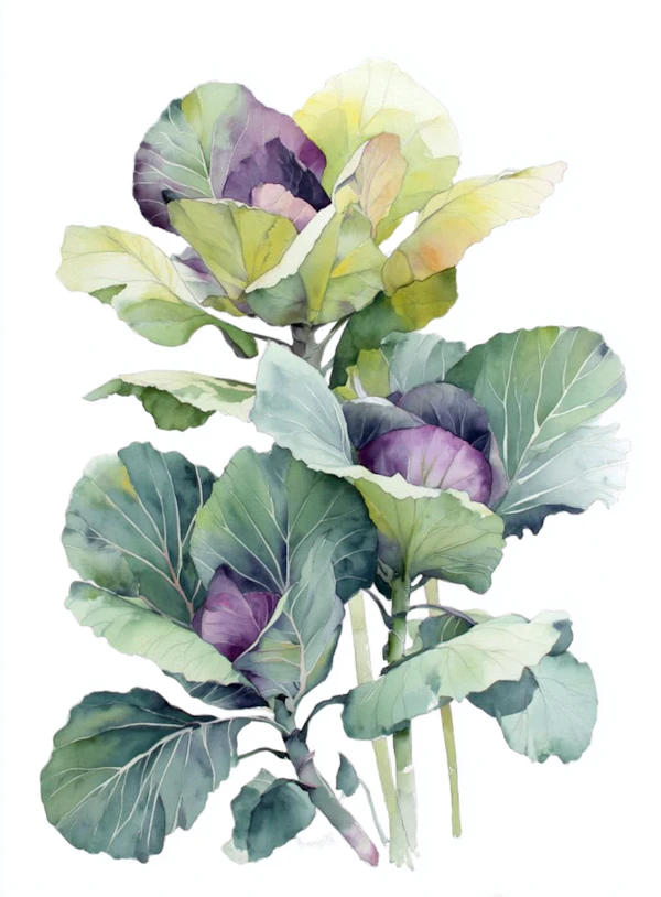 Watercolor Foliage Art
