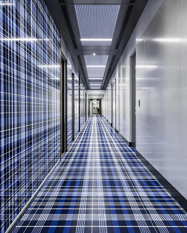 Futuristic Hallway Design