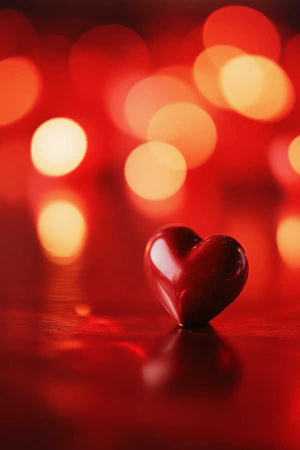 Heart with Bokeh Lights
