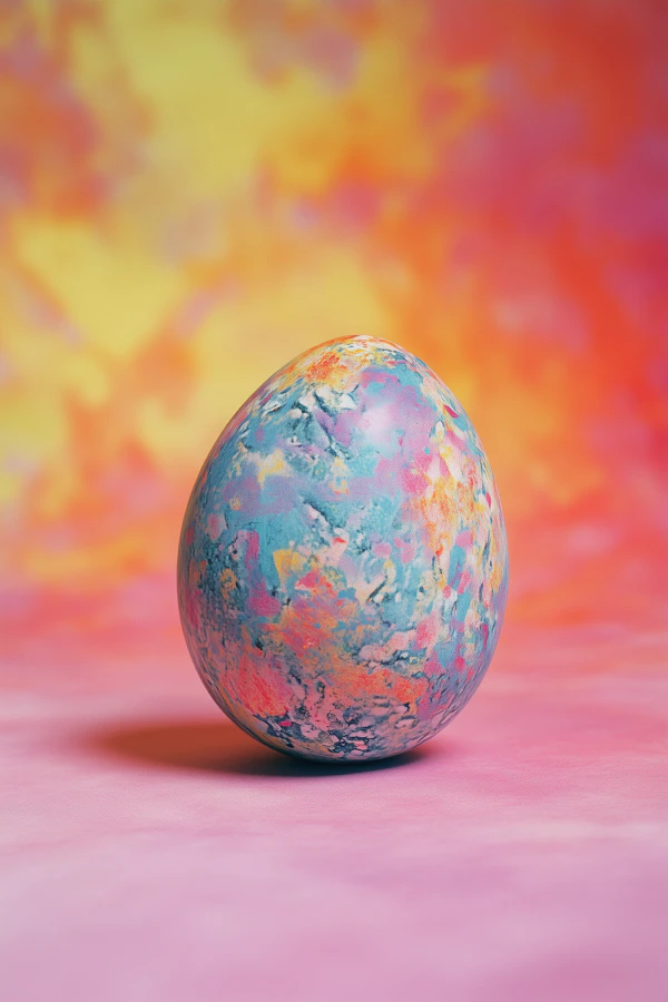 Intricately Painted Egg
