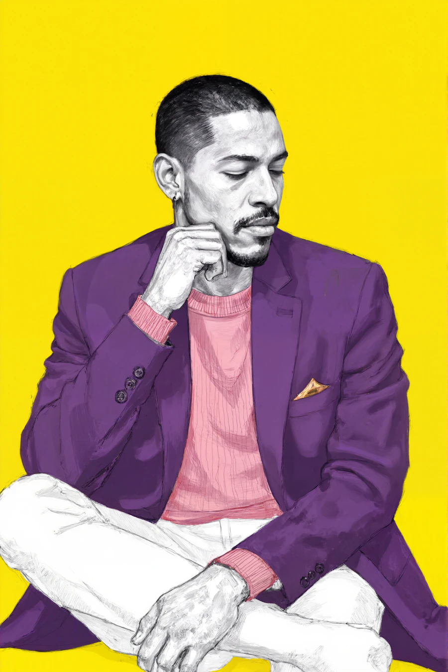 Stylized Man Portrait