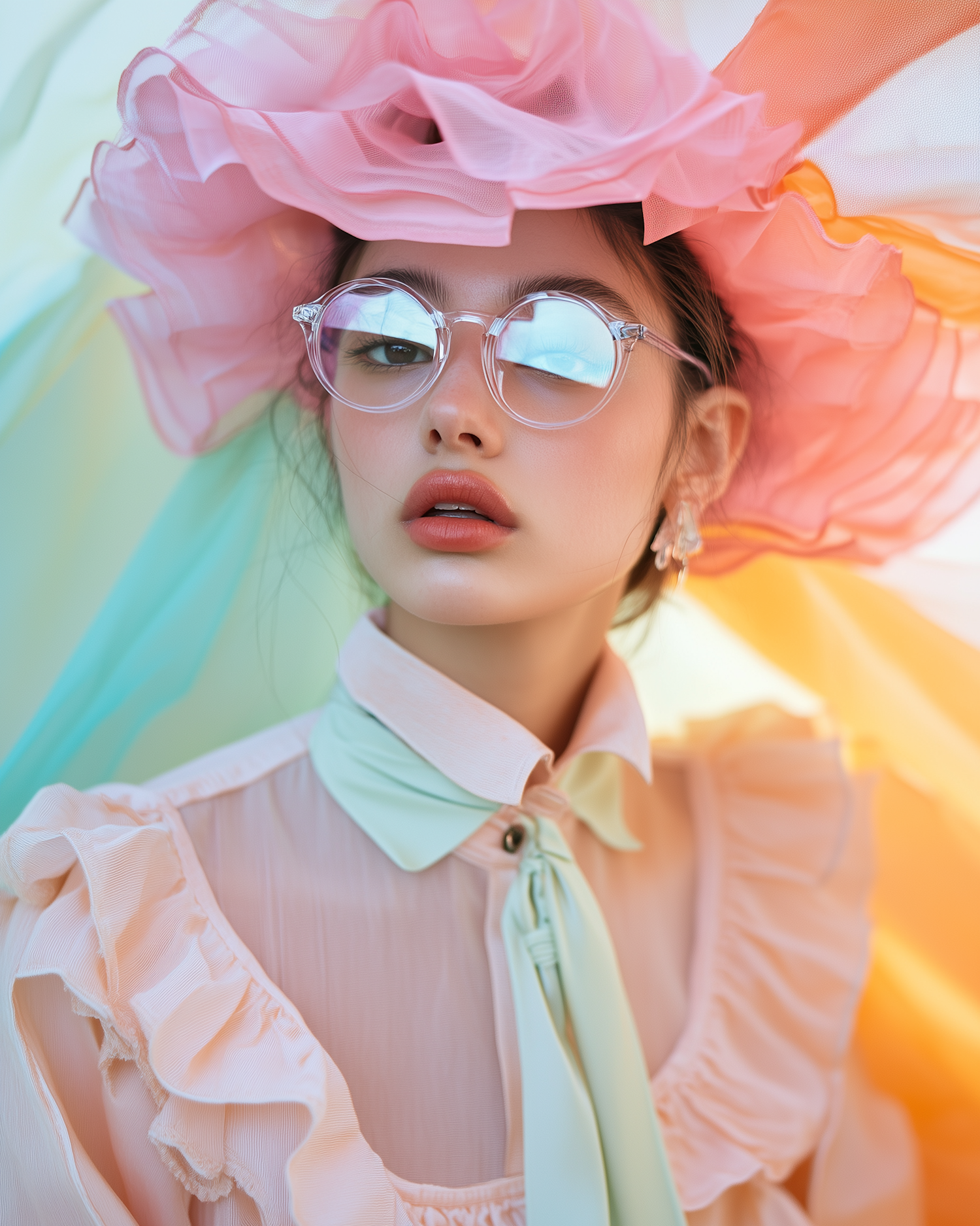 Pastel Vintage Portrait