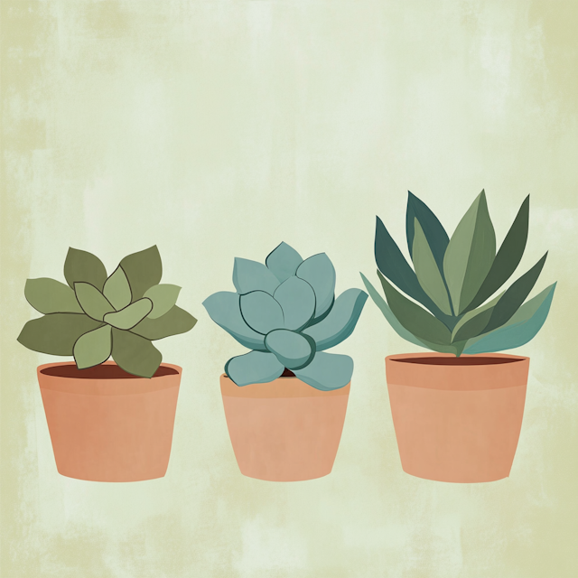 Succulent Trio