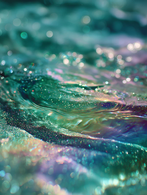 Iridescent Water Surface