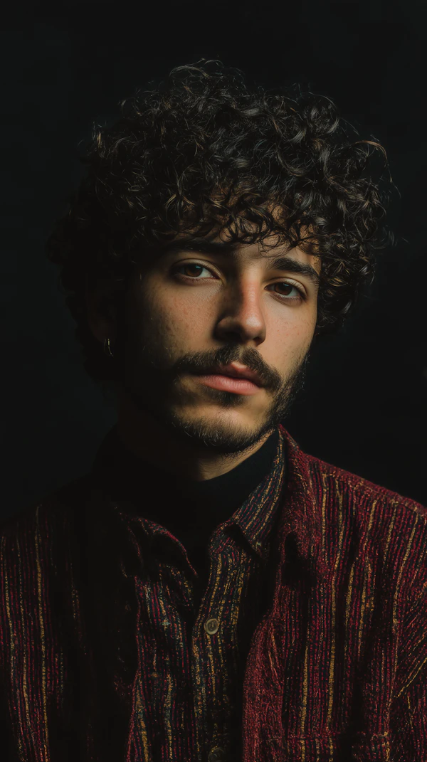 Moody Portrait of Man