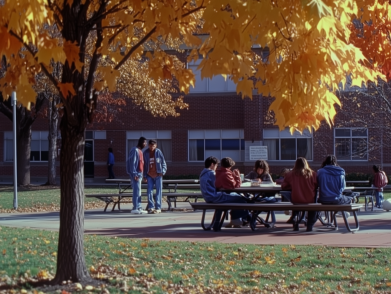 Autumn Gathering in the Park