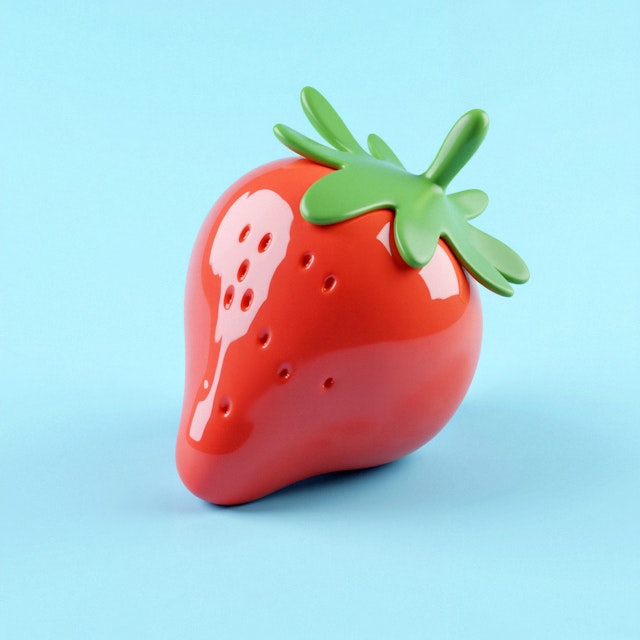 Stylized Glossy Strawberry