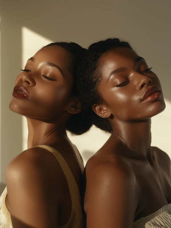 Serene Back-to-Back Pose
