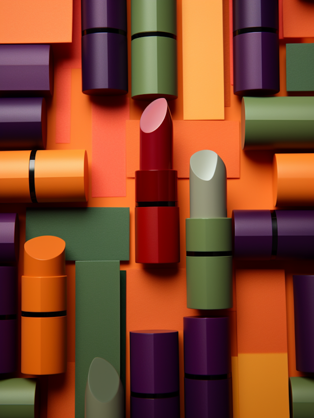 Chromatic Cadence: The Artful Array of Lipsticks