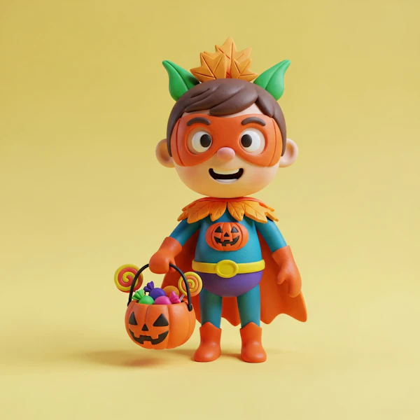 Halloween Superhero Figurine