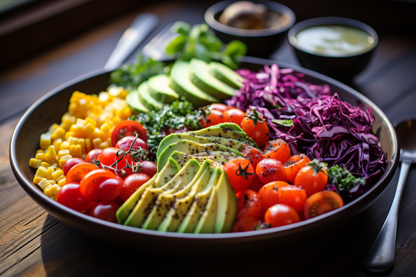 Fresh Garden Rainbow Salad