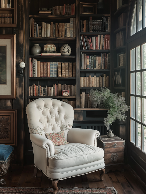 Elegant Reading Nook