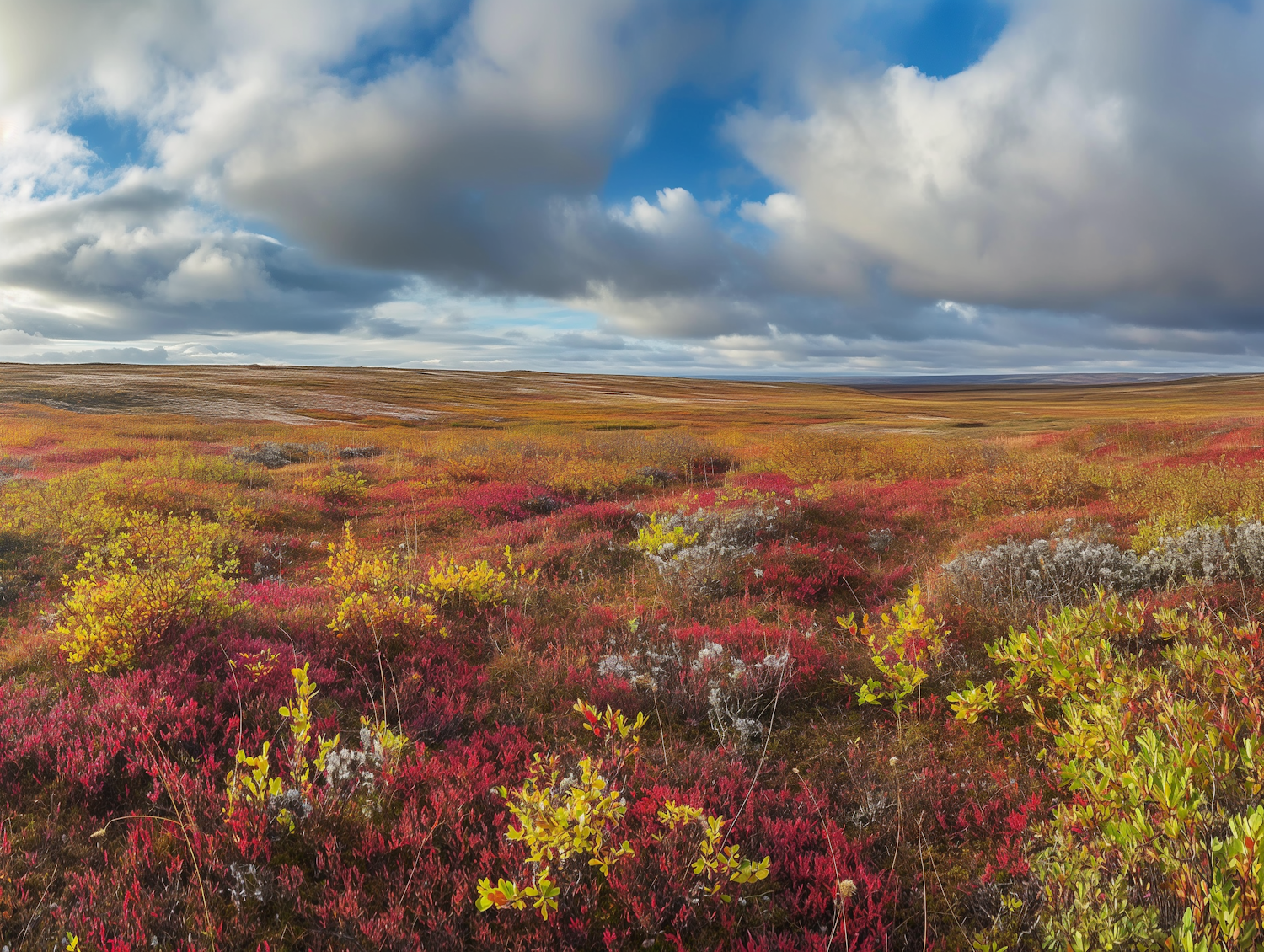 Autumnal Tundra Panorama