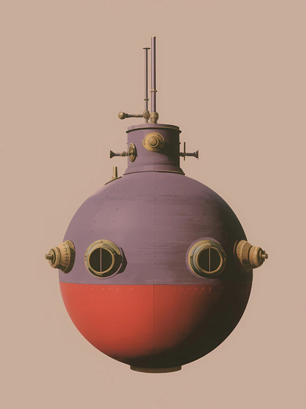Vintage Submarine Sphere