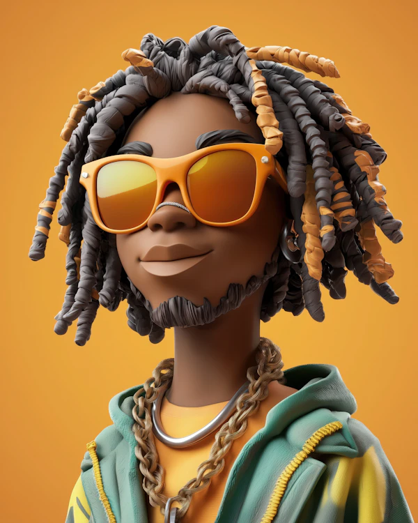 Stylish 3D Character