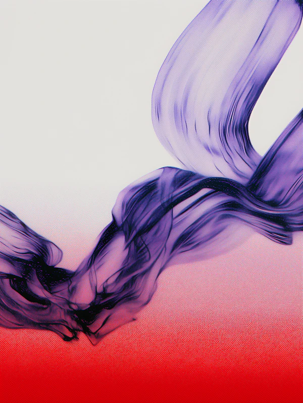 Fluid Purple Abstract