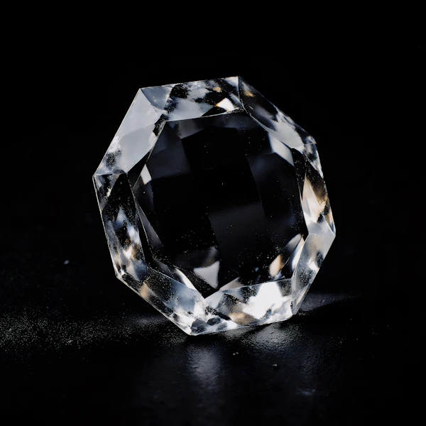 Faceted Gemstone Elegance