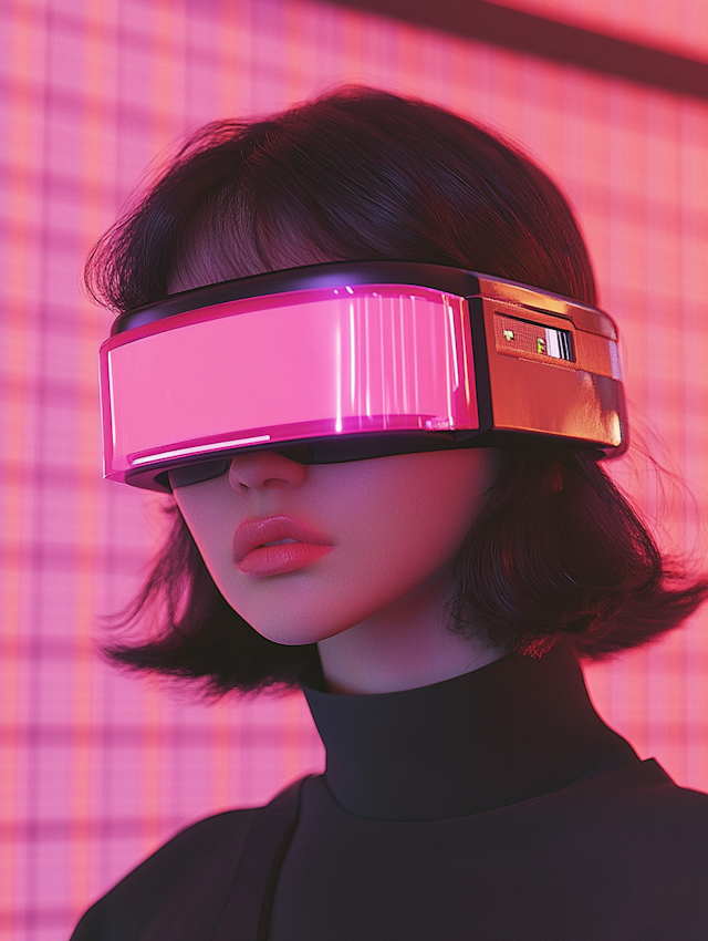 Futuristic Visor Portrait