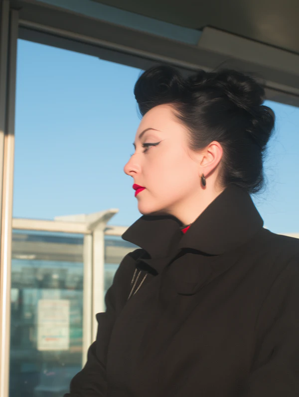 Elegant Profile Portrait