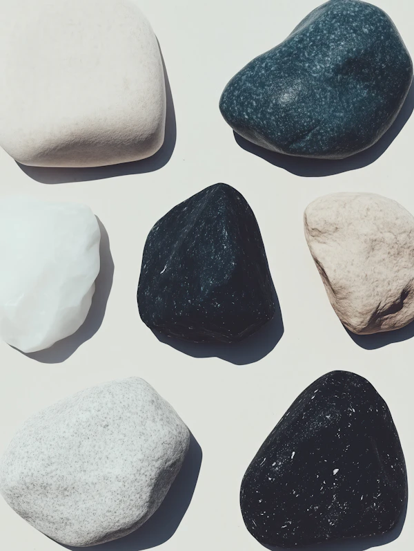 Smooth Stones Display