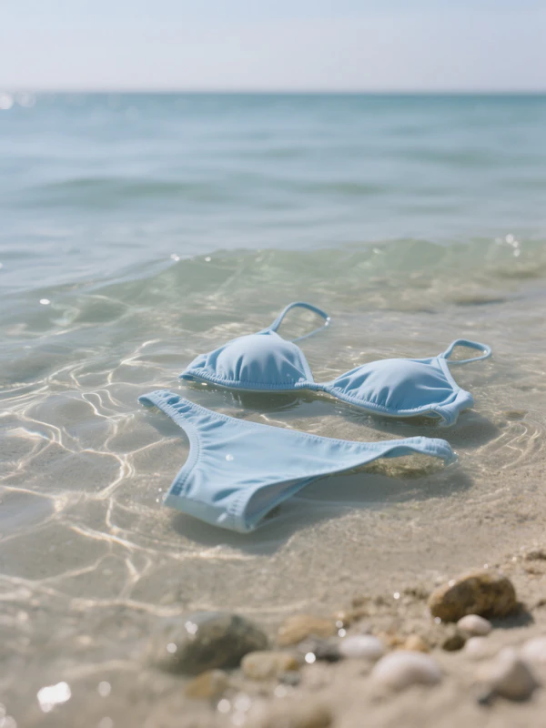 Bikini on Sandy Beach