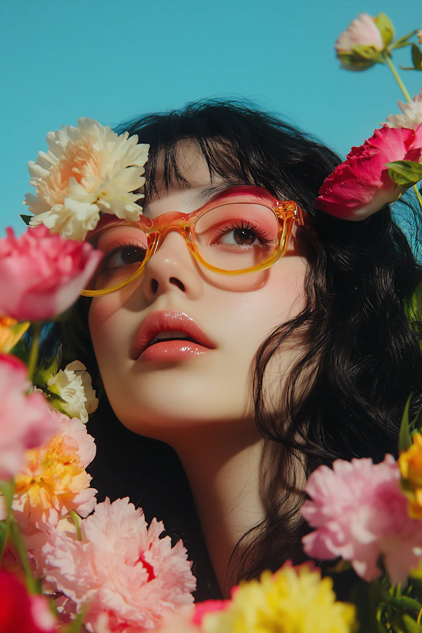 Dreamy Floral Portrait