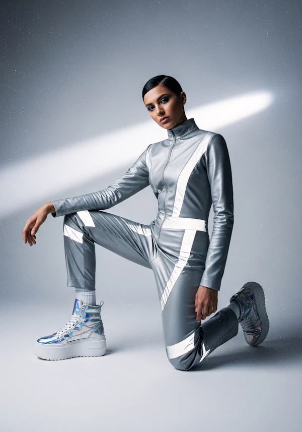 Futuristic Attire Pose