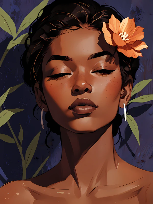 Serene Portrait of a Woman