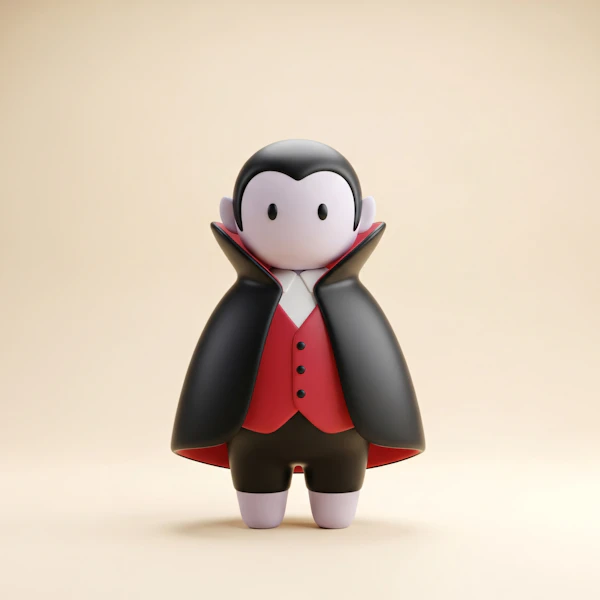Cartoon Vampire Figure