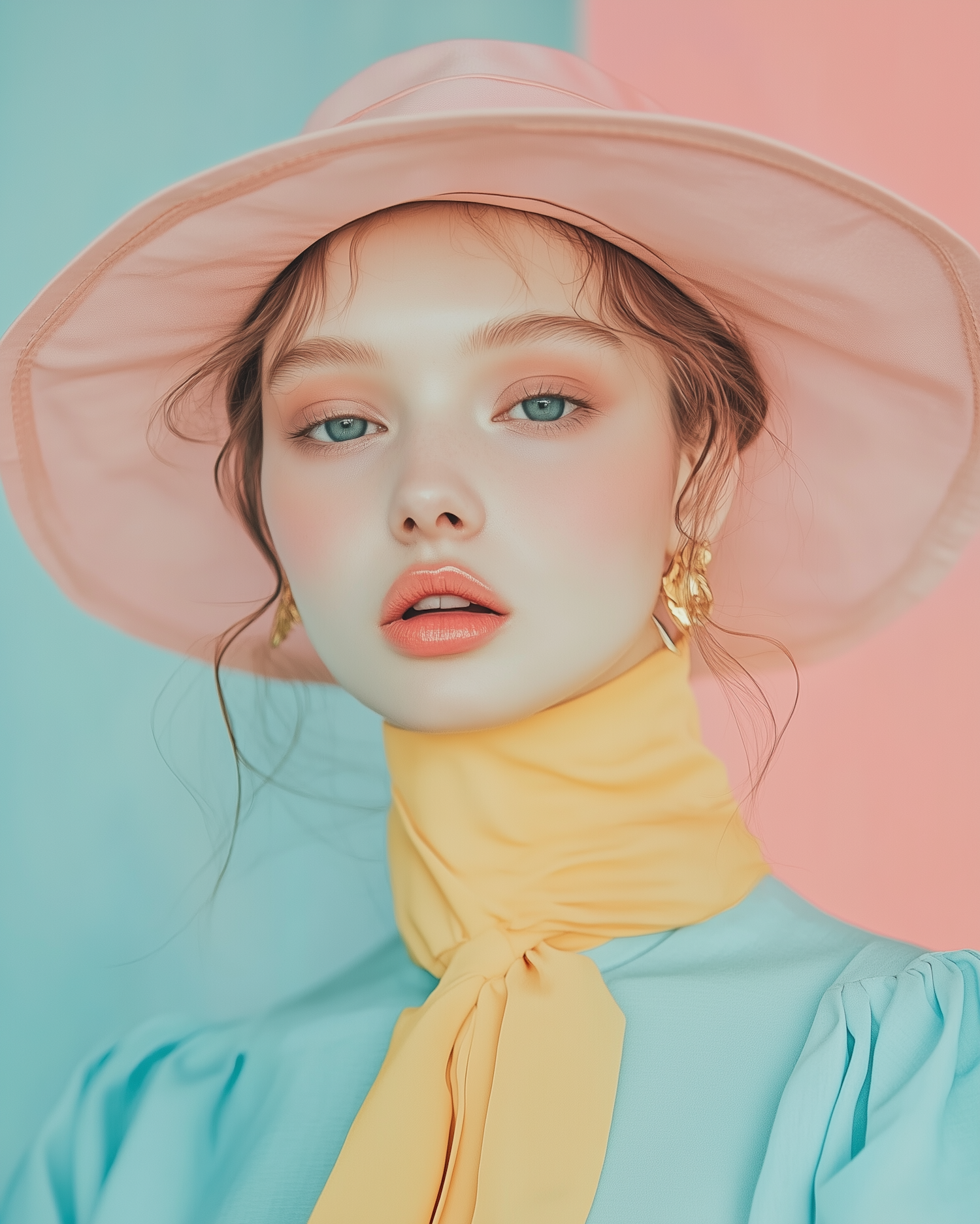 Pastel Portrait Aesthetic