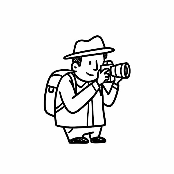 Cartoon Photographer