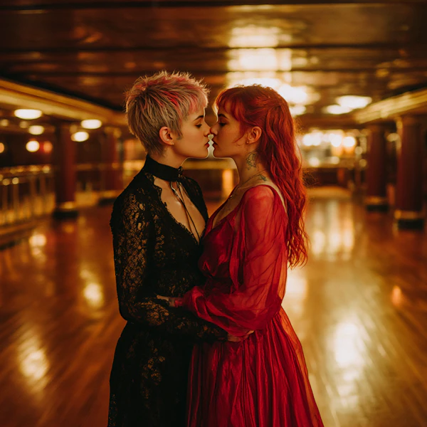 Romantic Moment Scene