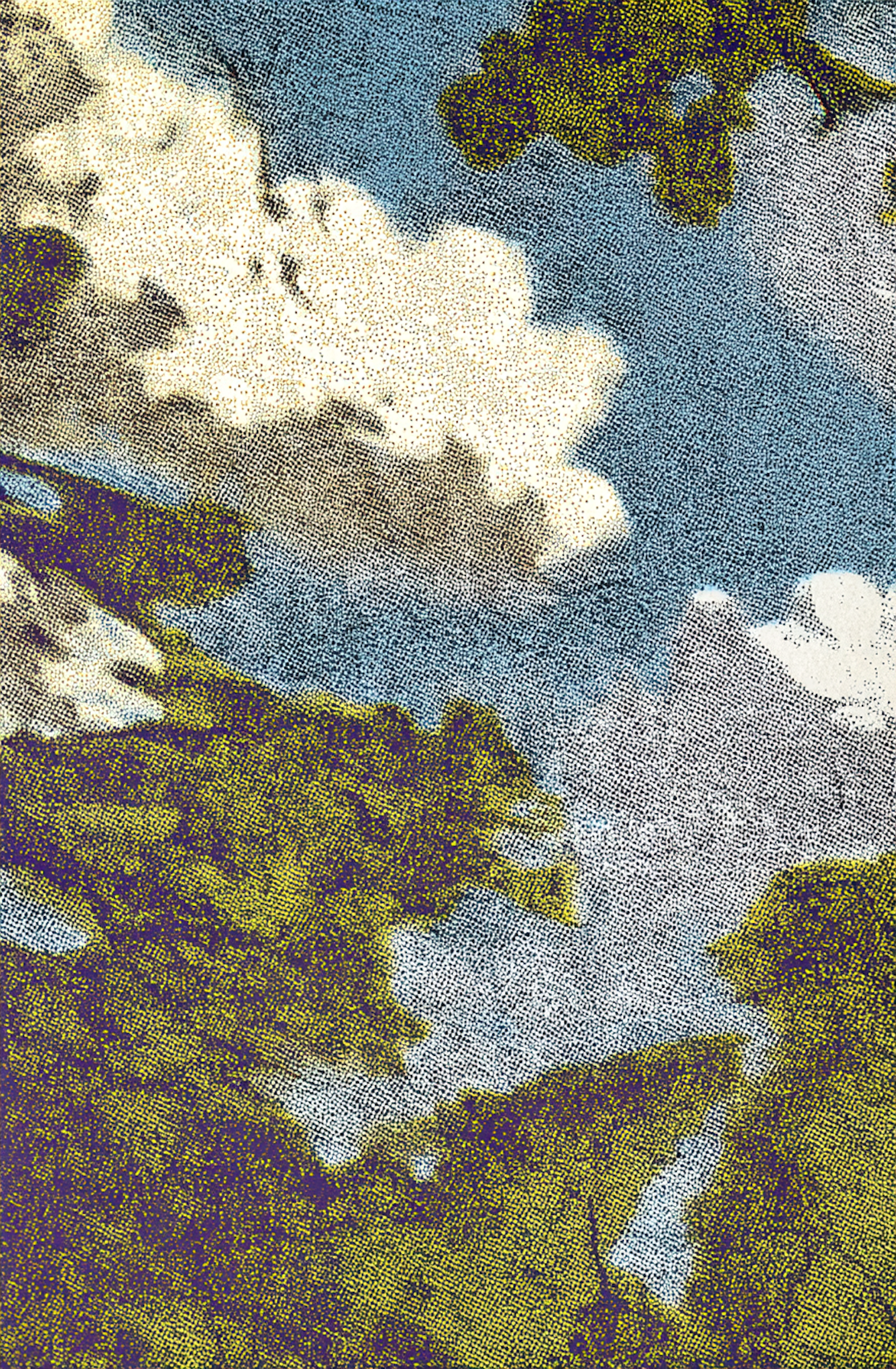 Halftone Nature Scene