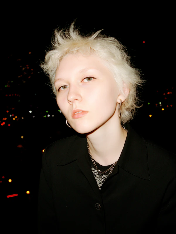 Stylish Portrait at Night